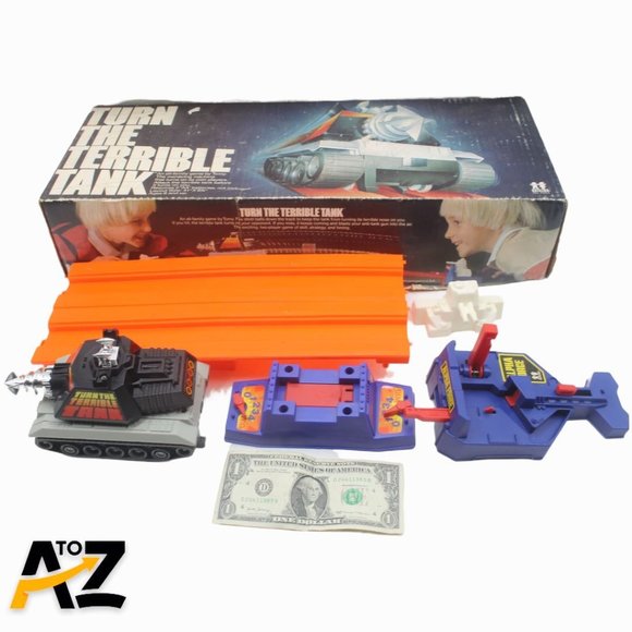 Vintage 1979 Tomy Board Game Turn The Terrible Tank Missing Pieces - Picture 12 of 12